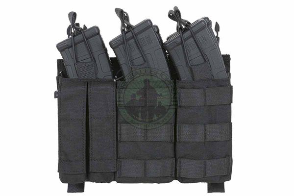 8fields - Buckle up dobbelt triple AK magasin panel, Sort