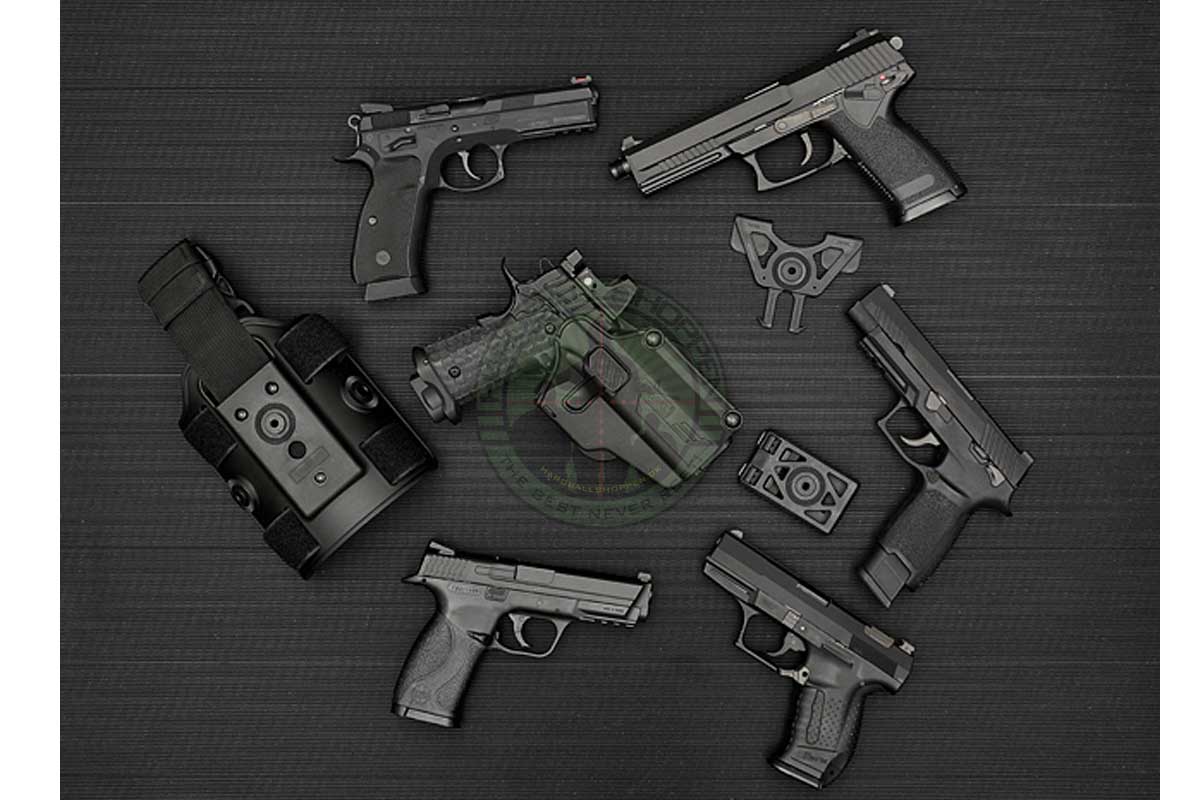 Amomax - Per-fit holster, Bæltehylster, Universal, Sort, Venstre - Billede 2