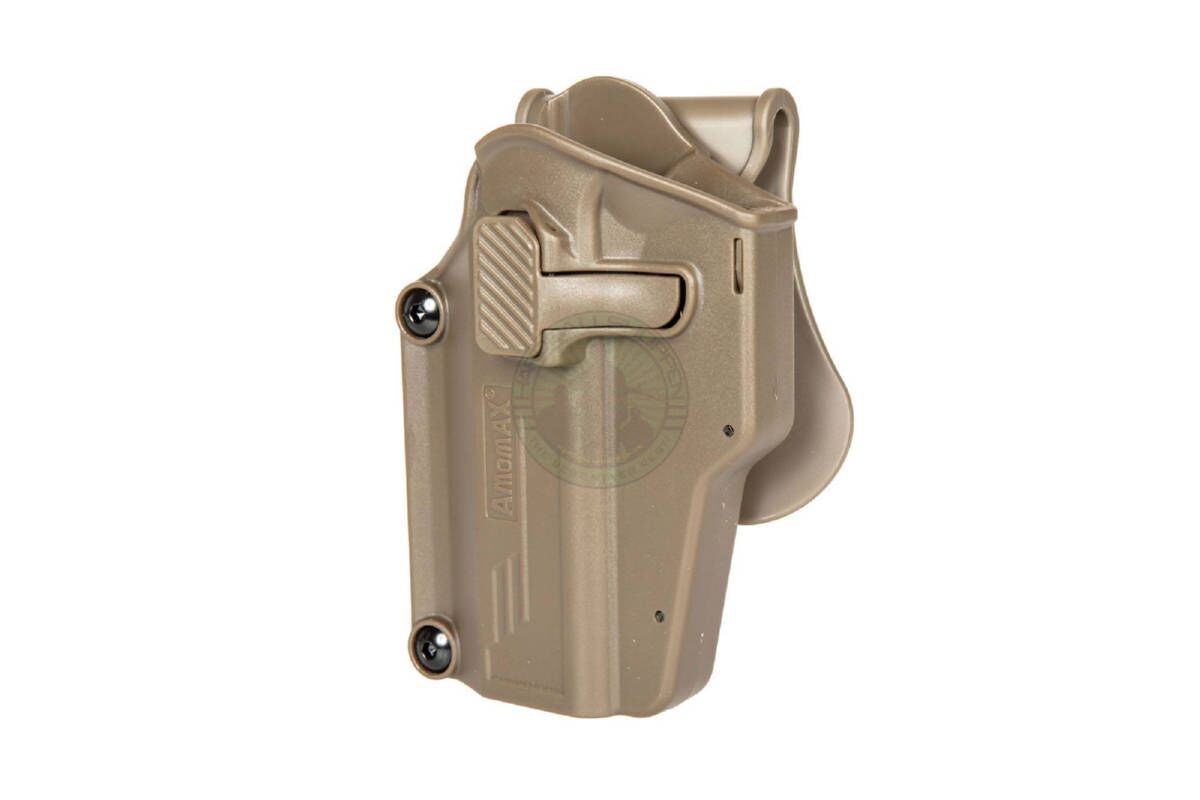 Amomax - Per-fit holster, Bæltehylster, Universal, Dark Earth, Venstre - Billede 5
