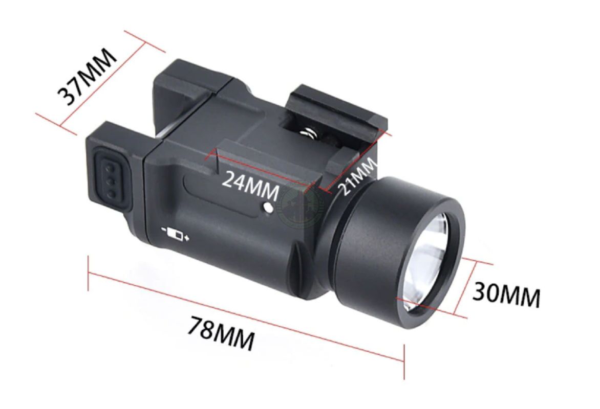 WADSN - K-1 Gen.2.0 Flashlight, Sort - Billede 3