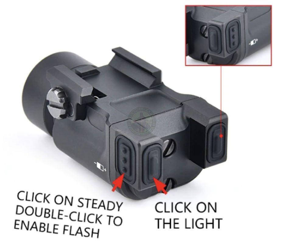 WADSN - K-1 Gen.2.0 Flashlight, Sort - Billede 11