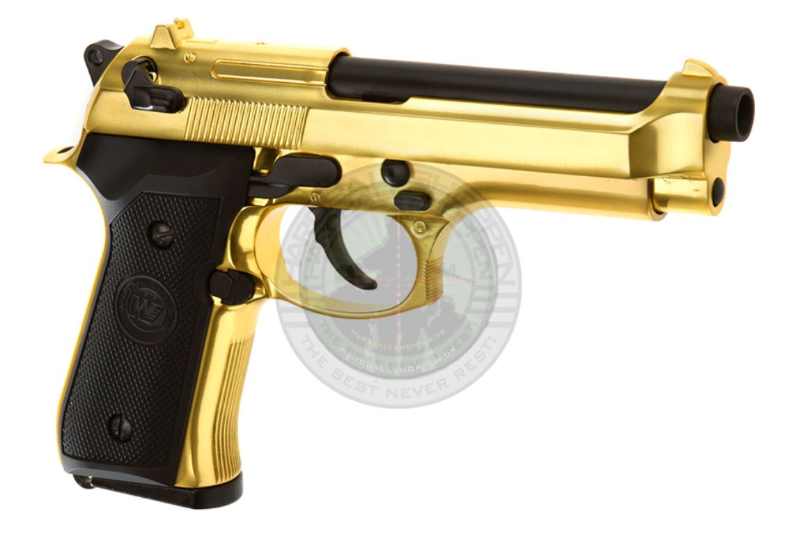 WE - M9 Full Metal GBB Gold
