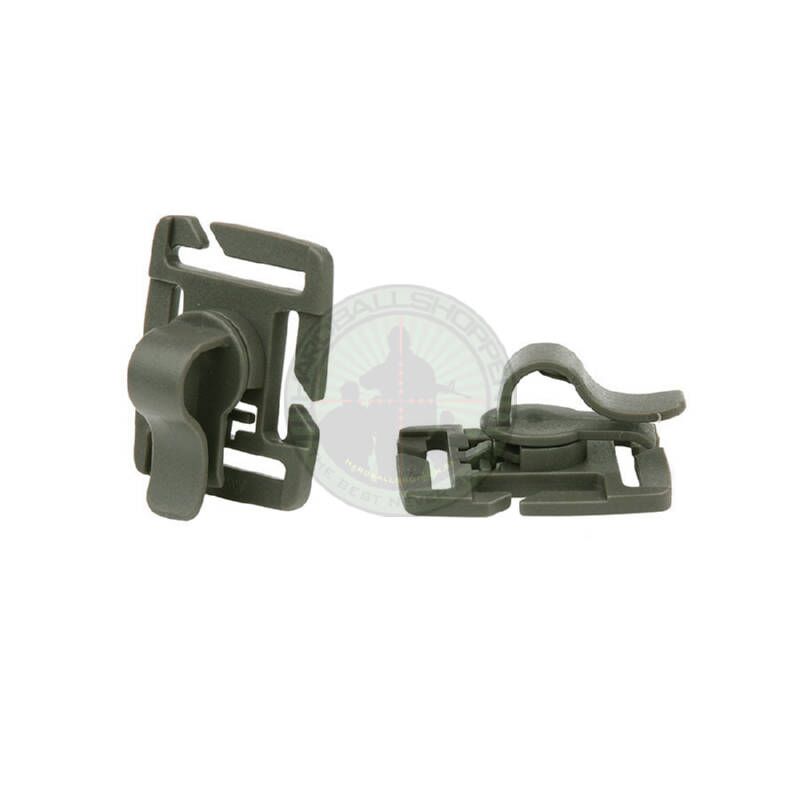 101-Inc - Molle multiclip 2-pack, Grøn