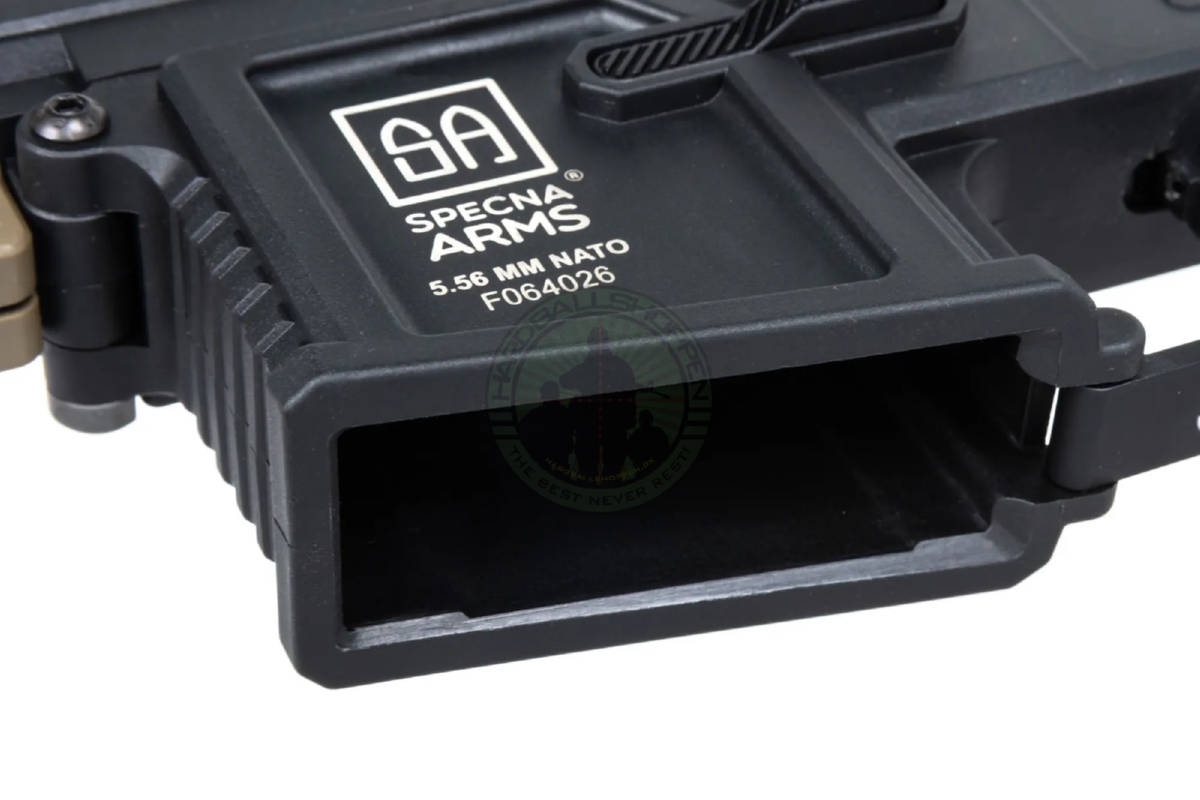 Specna Arms - SA-F05-RL FLEX™ Light Ops Stock / New Receiver, Gen2, HAL™ ETU, Sort/Tan - Billede 18