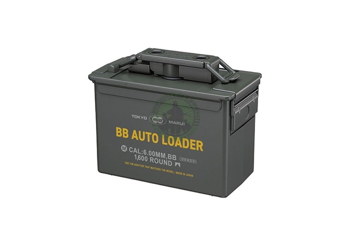 Marui - BB AUTO Loader, 1600 kugler, Elektrisk Universal Speed Loader - Grøn