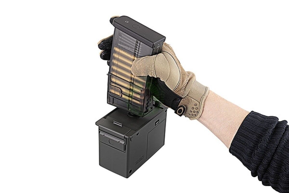 Marui - BB AUTO Loader, 1600 kugler, Elektrisk Universal Speed Loader - Grøn - Billede 10