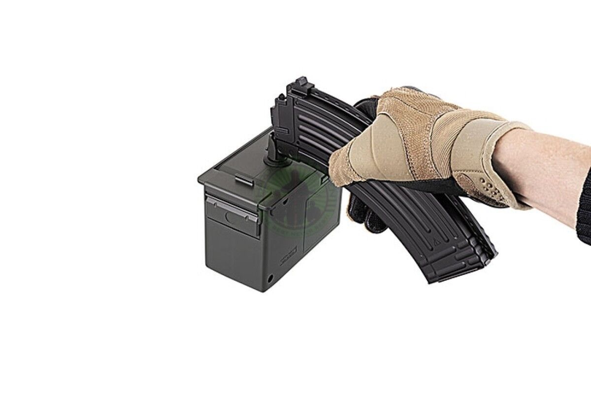 Marui - BB AUTO Loader, 1600 kugler, Elektrisk Universal Speed Loader - Grøn - Billede 11