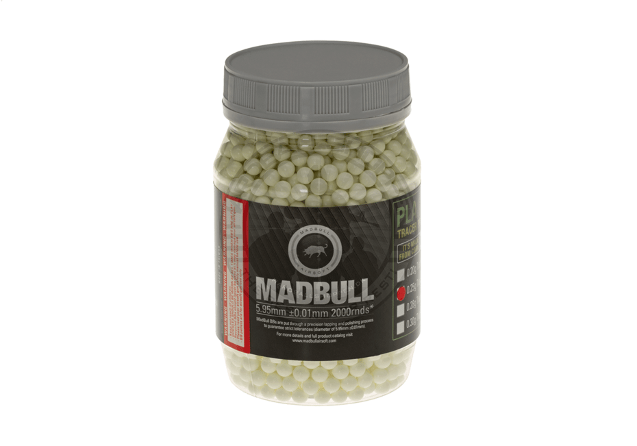 Madbull - 0,25 gr  2000 stk. Bio Tracer PLA Grøn