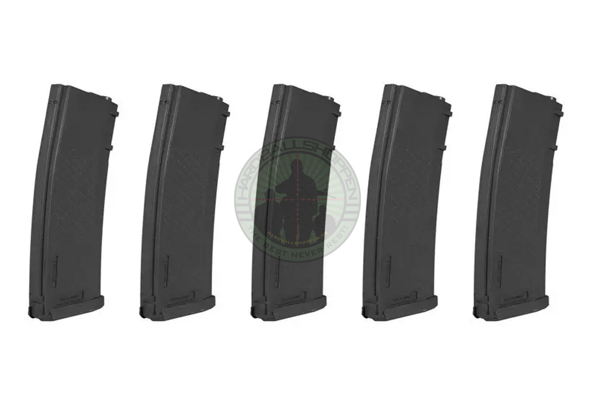 Specna Arms - Magasin, 5 stk, M4 S-Mag, 120 skud, Sort