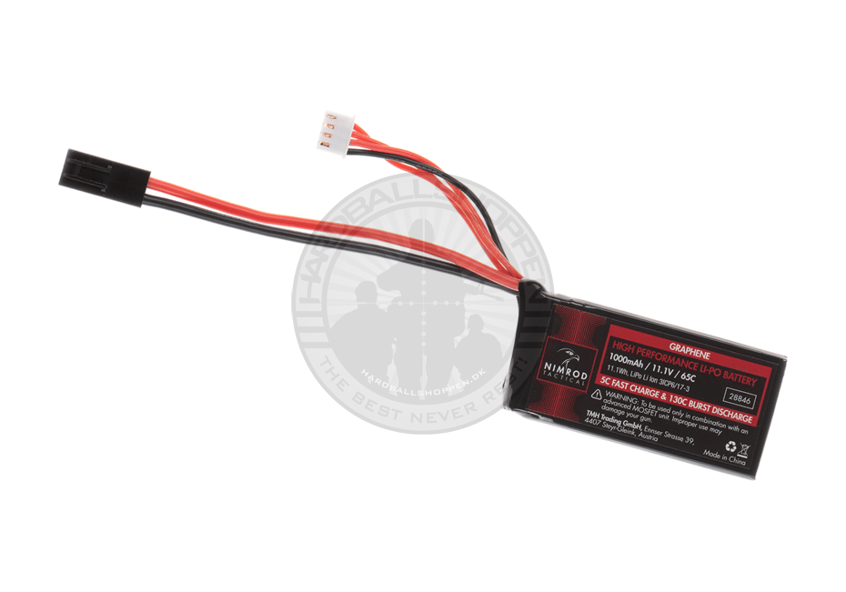 Nimrod - Lipo 11,1V 1000mAh 65C Graphene PEQ Type