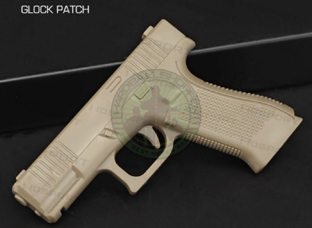 3D PVC Glock 17, Tan